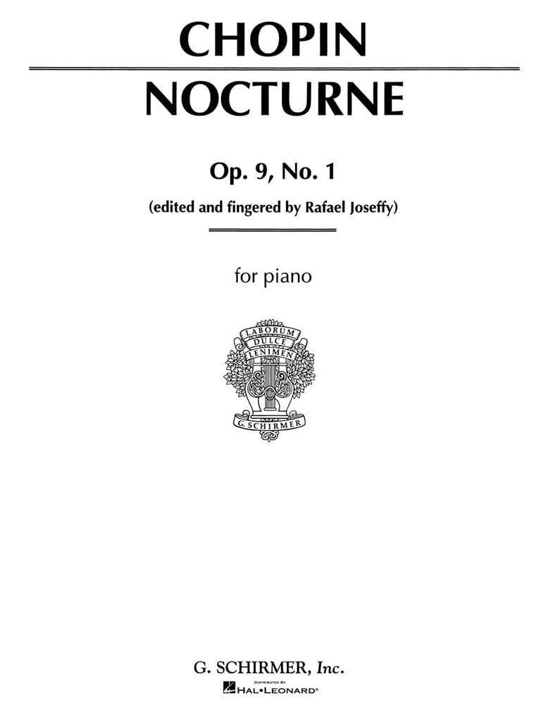 Nocturne, Op. 9, No. 1 in B-flat minor